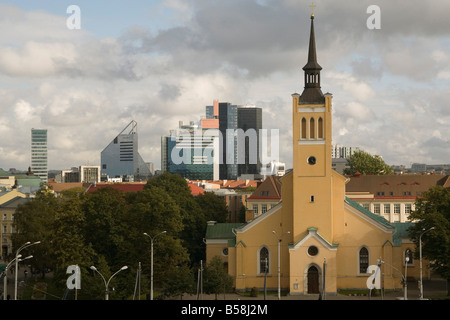 St Johns Kirche und Neustadt Tallinn Estland baltischen Staaten Europa Stockfoto