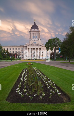 Legislative Building, Winnipeg, Manitoba, Kanada, Nordamerika Stockfoto