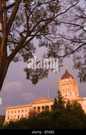 Legislative Building, Winnipeg, Manitoba, Kanada, Nordamerika Stockfoto