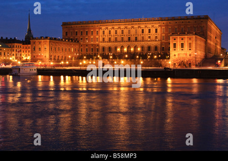 Kungliga Slottet Königspalast Stockholm Schweden Stockfoto