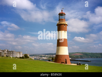 UK England Devon Plymouth Smeatons Tower auf der Hacke Stockfoto