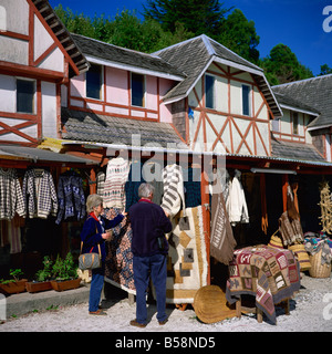 Lokales Kunsthandwerk shop Puerto Varas in der Nähe von Puerto Montt Chile Südamerika Stockfoto