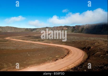 PLAINE DES SABLES PITON DE LA FOURNAISE INSEL LA RÉUNION Stockfoto