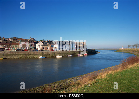 Somme-Mündung St Valery Sur Somme Picardie Frankreich Europa Stockfoto