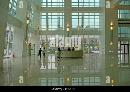 Halle der Tower 101, eines der höchsten Gebäude der Welt, Taipei, Taiwan, Republik China Stockfoto