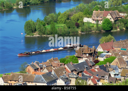 Petit Andely, Les Andelys, Haute Normandie, Frankreich, Europa Stockfoto