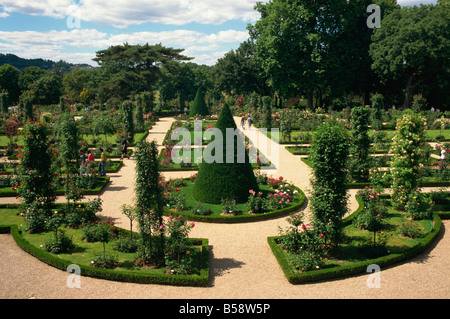 Bagatelle stieg Garten Bois De Boulogne Paris Frankreich Europa Stockfoto