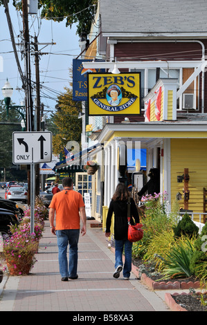 Main Street in North Conway, New Hampshire, USA Stockfoto