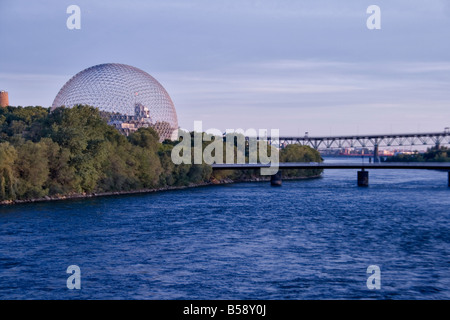 La Biosphäre Montreal Quebec Kanada Stockfoto