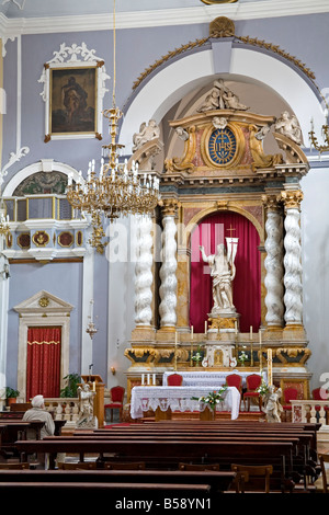 Innere der Franziskanerkirche, Dubrovnik, Dalmatien, Kroatien, Europa Stockfoto
