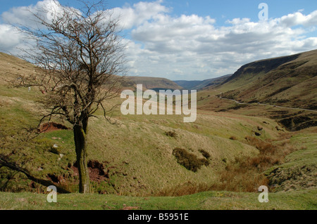 Das Evangelium-Pass in den schwarzen Bergen von Wales Stockfoto