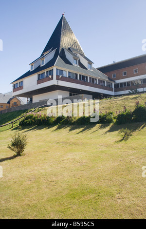 Ushuaia städtische Gebäude die südlichste Stadt der Welt Argentinien Südamerika Stockfoto