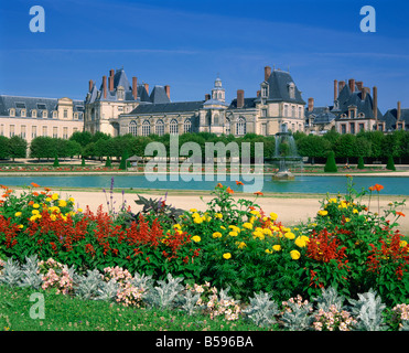 Chateau de Fontainebleau UNESCO World Heritage Site Seine et Marne Ile de France Frankreich Europa Stockfoto