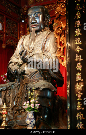 Statue im taoistischen Tempel, Hanoi, Vietnam Stockfoto