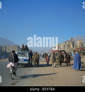 Britische Para Soldaten auf Patrouille in Kabul Afghanistan Asien Stockfoto