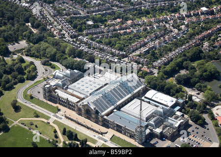 Luftbild Norden westlich von Alexandra Palace Park Wood Green s Häuser Bäume Muswell Hill Herzöge Avenue London N22 N10 Englan Stockfoto