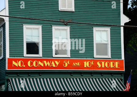 Main Street, North Conway, New Hampshire, USA Stockfoto