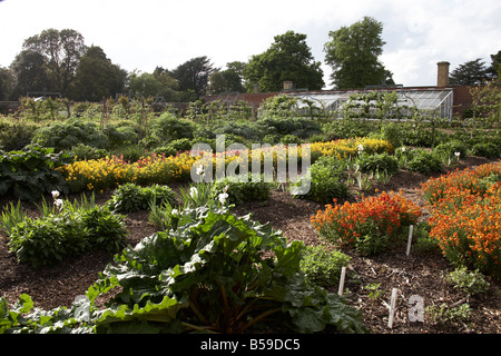 Blumen und Pflanzen in Walled Garten von Osborne House ehemaligen Haus von Königin Victoria East Cowes Isle Of Wight England UK Englisch H Stockfoto