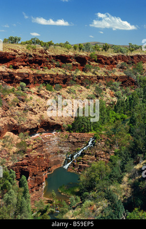 Fortescue Falls, Karijini-Nationalpark, Pilbara, Western Australia, Australien, Pazifik Stockfoto