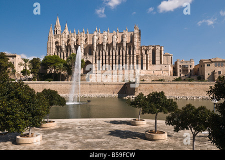 Palma Cathedral, Palma, Mallorca, Spanien. Auch bekannt als Kathedrale La Seu Stockfoto