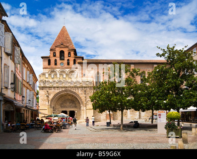 Die Abbaye Saint-Pierre de Moissac in Moissac, Tarn et Garonne, Frankreich Europa Stockfoto