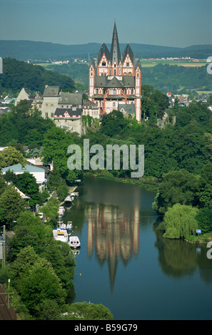 Limburger Dom Limburg Hessen Deutschland Europa Stockfoto