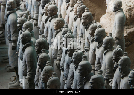 Terrakottaarmee Chinas in der Provinz Shaanxi Xian Stockfoto