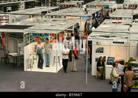 Die BAPLA Bild Käufer Fair Messe in der Ausstellungshalle Business Design Centre in London Stockfoto