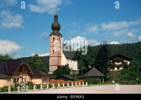 St. Leonhard-Kirche in der Nähe von Brodig in der Nähe von Salzburg Österreich Europa Stockfoto