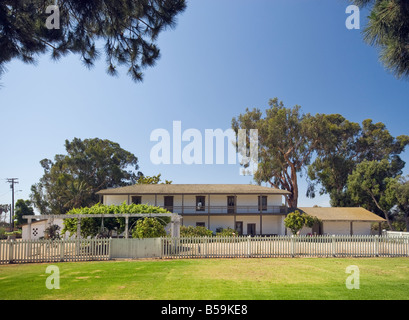 Hauptgebäude auf Olivas Adobe Ranch in Ventura, Kalifornien USA Stockfoto