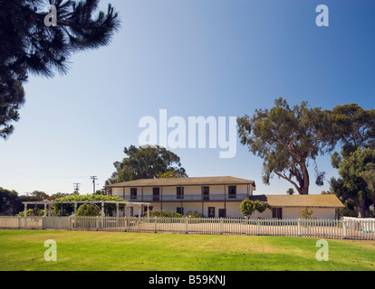 Hauptgebäude auf Olivas Adobe Ranch in Ventura, Kalifornien USA Stockfoto