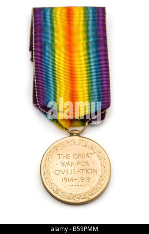 Weltkrieg eine Medaille Stockfoto