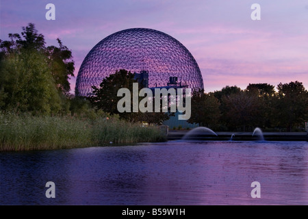 La Biosphäre Montreal Quebec Kanada Stockfoto