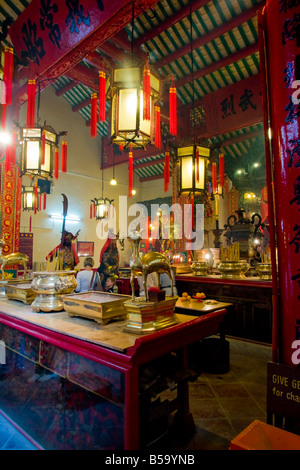 Man Mo Tempel, Hong Kong, China Stockfoto