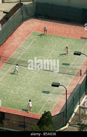 Tennisplatz, Hong Kong, China Stockfoto