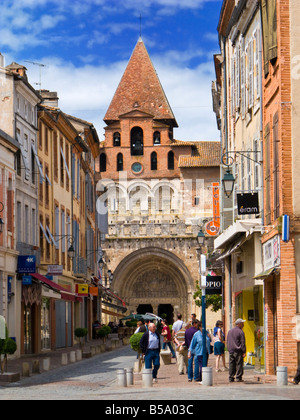 Die Abbaye Saint-Pierre de Moissac in Moissac, Tarn et Garonne, Frankreich, Europa Stockfoto