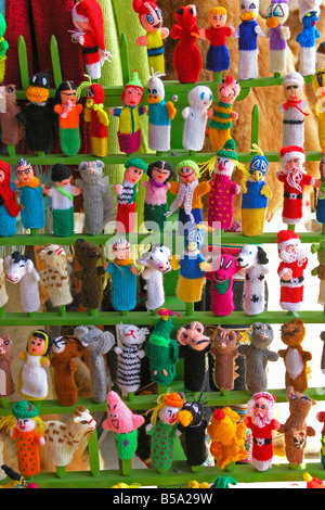 Marionetten. Inka Markt. Lima. Peru. Stockfoto