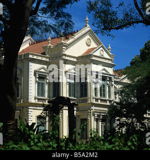 Haus im Kolonialstil Mahatma Gandhi Road Bangalore Karnataka Staat Indien Asien Stockfoto