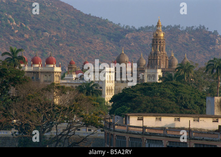 Maharaja Palast, Mysore, Bundesstaat Karnataka, Indien Stockfoto