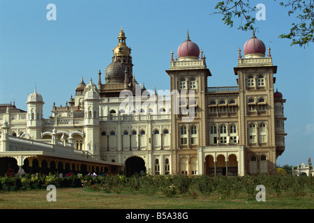 Maharaja Palast, Mysore, Bundesstaat Karnataka, Indien Stockfoto