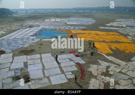 Yamuna Fluß, Agra, Uttar Pradesh Zustand, Indien, Asien Stockfoto