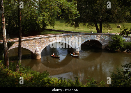 Sharpsburg Maryland Antietam National Battlefield ist die Website von der blutigsten Schlacht für einen Tag in der amerikanischen Geschichte. Stockfoto