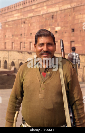 Wachablösung am Fatehpur Sikri Uttar Pradesh Staat Indien Asien Stockfoto