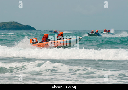 Zapcats Rennen in der Zapcat National Championship 2008 im Watergate Bay, in der Nähe von Newquay, Cornwall Stockfoto