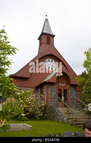 Saint Peters von der Sea Episcopal Church in Sitka, Alaska Stockfoto