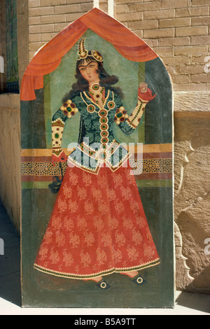 Qajar Malerei Shiraz Museum Shiraz Iran Middle East Stockfoto