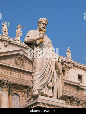 St Peter s Statue Rom Latium Italien Europa Stockfoto