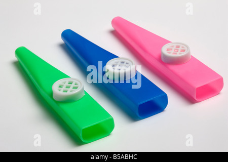Kazoos Stockfoto