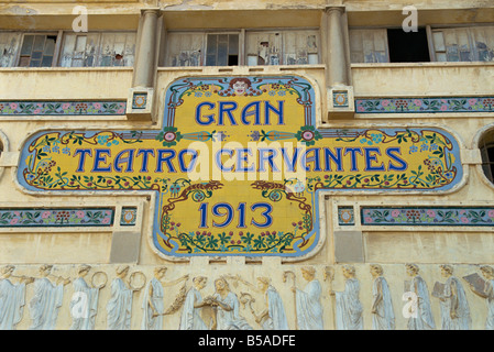 Cervantes-Theater aus dem Jahre 1913, Tanger, Marokko, Nordafrika, Afrika Stockfoto