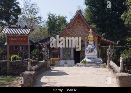 Tur, ein Lao Lua-Dorf in der Nähe von Pakbang, Nord-Laos, Indochina, Südost-Asien hatte Stockfoto